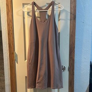 girlfriend collective Mauve Racerback Jumpsuit Romper